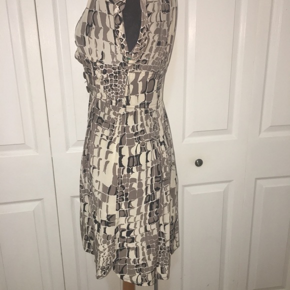 Nanette Lenore snake print 100%silk dress - Picture 6 of 8